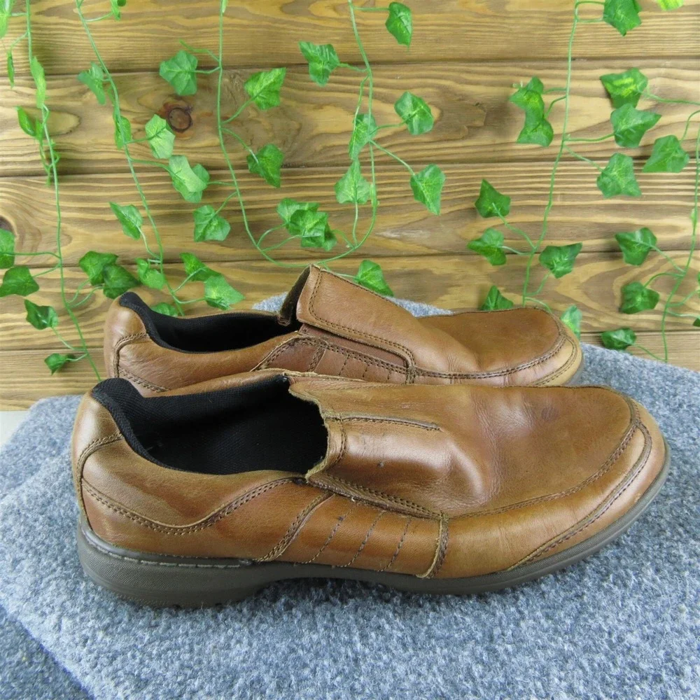 Abeo Men's Master Loafer Brown Leather Size 8.5M‎ Gently Used 2025